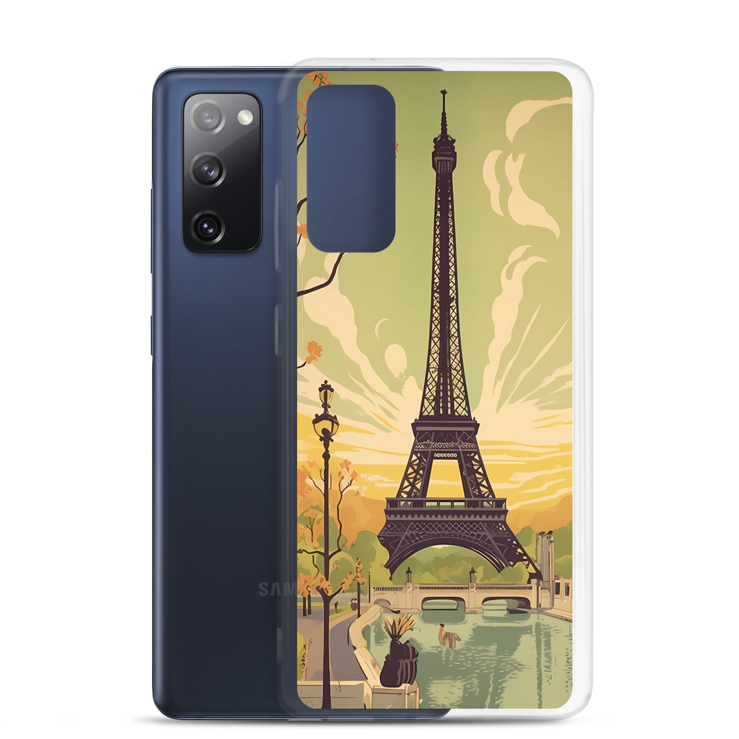 Samsung Case - Vintage Adverts - Eiffel Tower