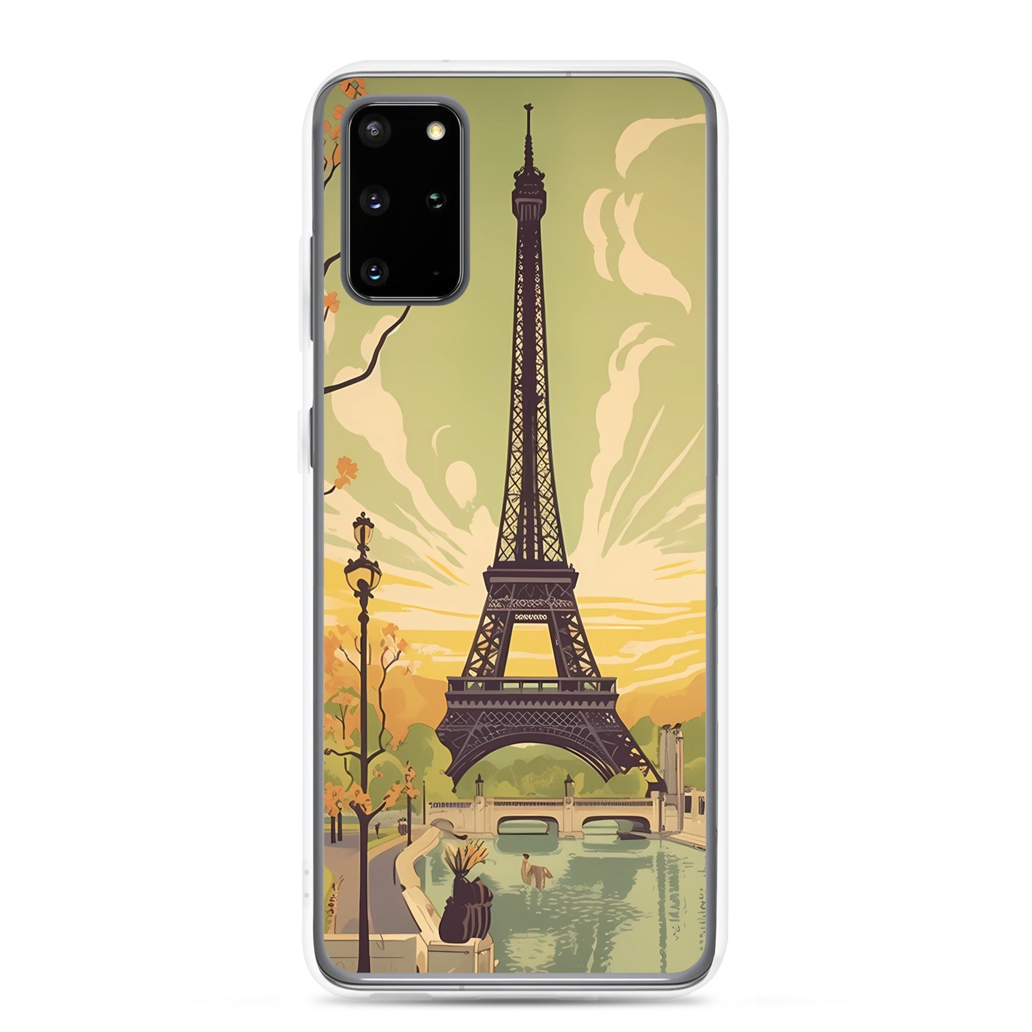 Samsung Case - Vintage Adverts - Eiffel Tower
