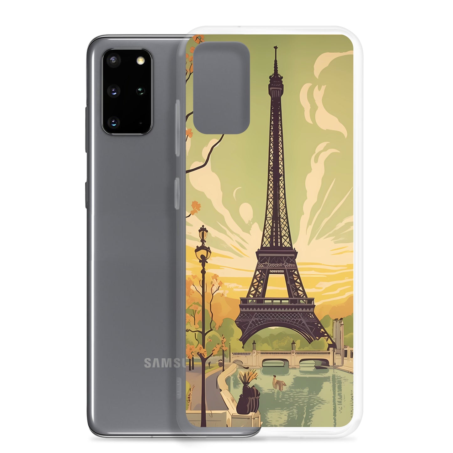Samsung Case - Vintage Adverts - Eiffel Tower
