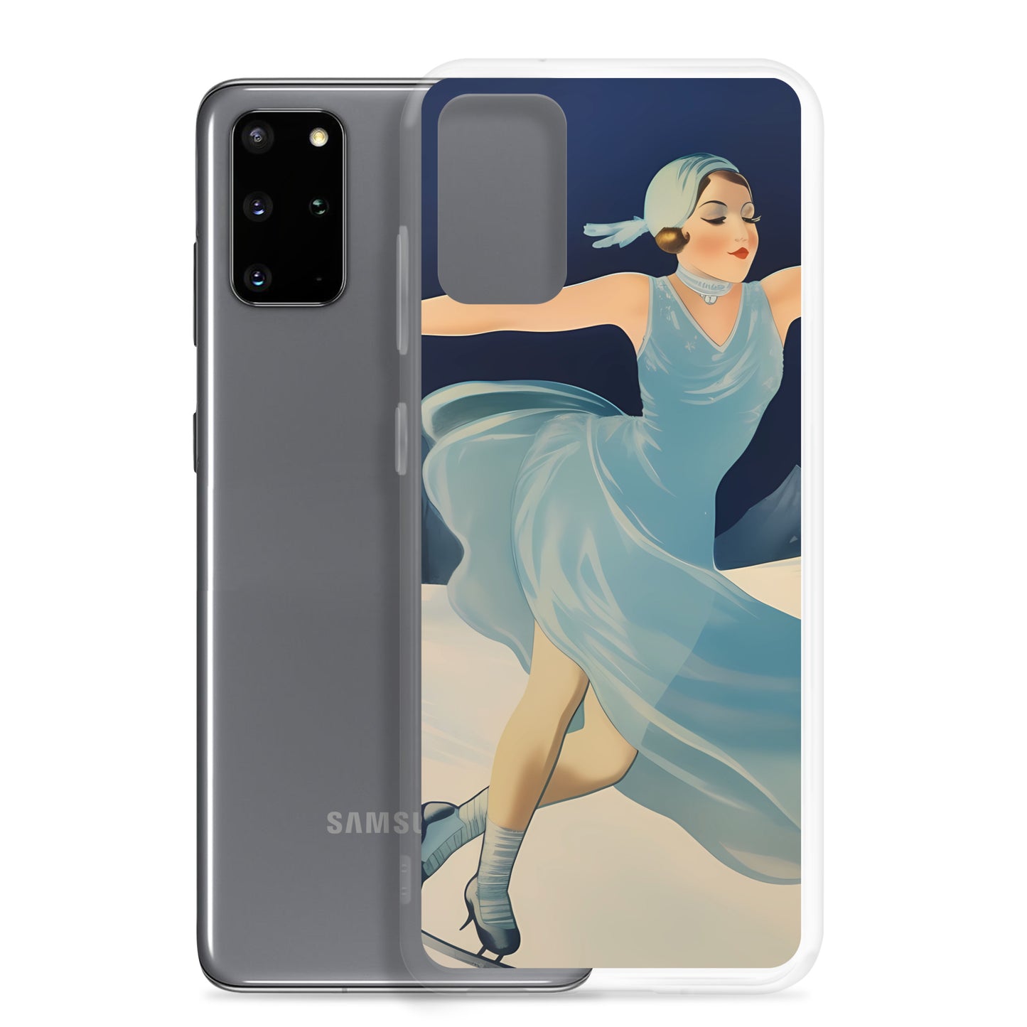 Samsung Case - Vintage Adverts - Ice Skater