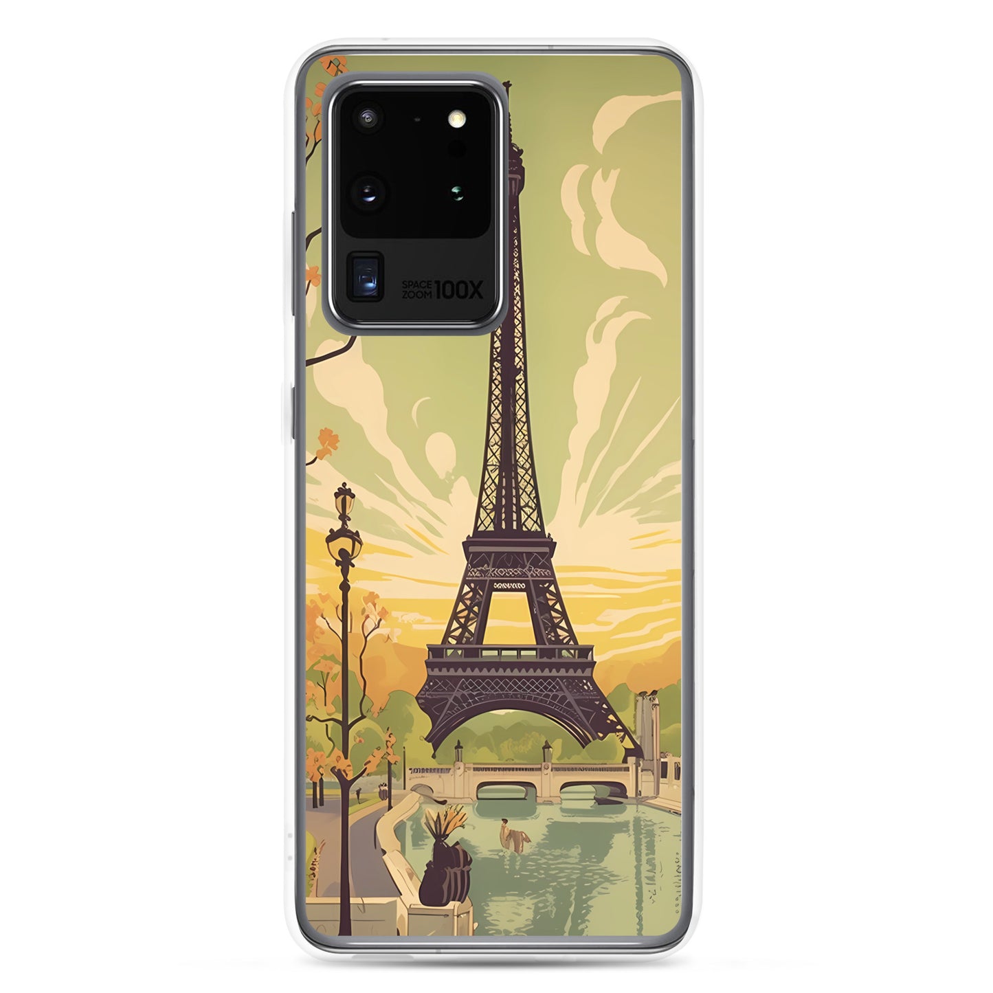 Samsung Case - Vintage Adverts - Eiffel Tower
