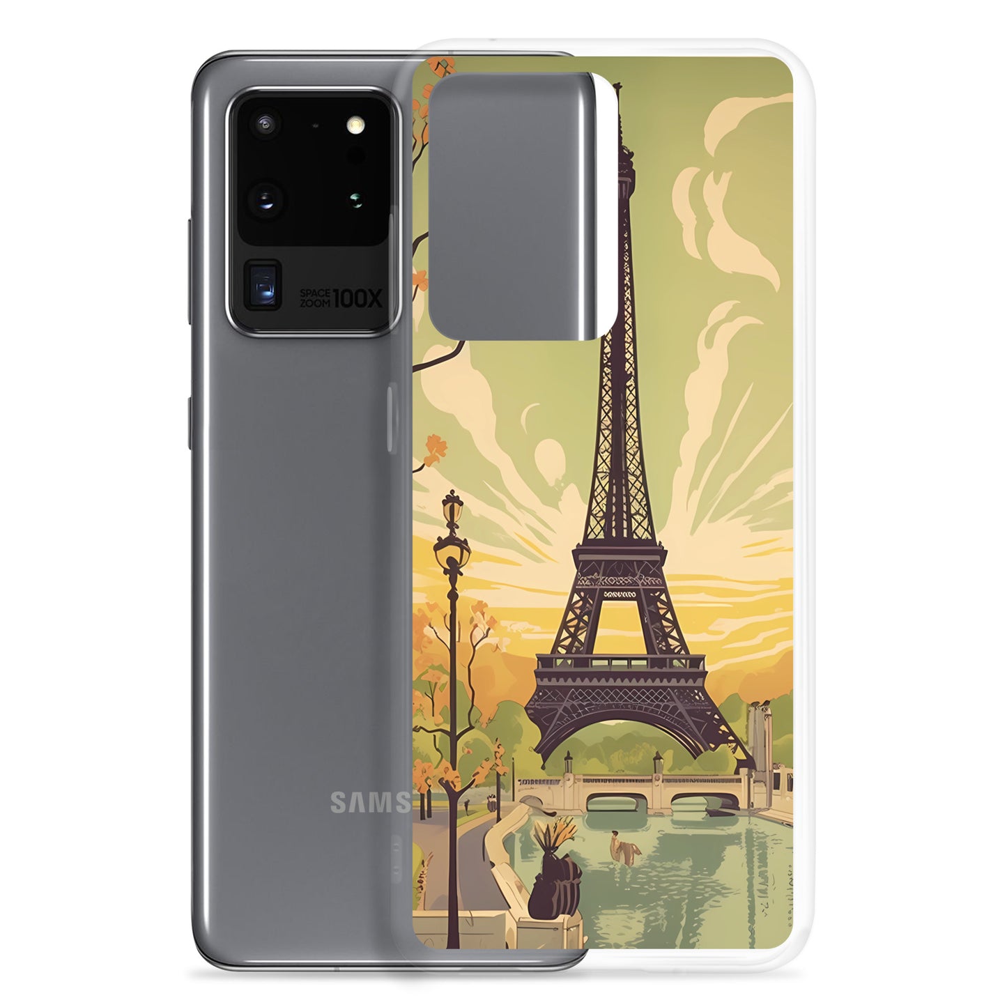 Samsung Case - Vintage Adverts - Eiffel Tower
