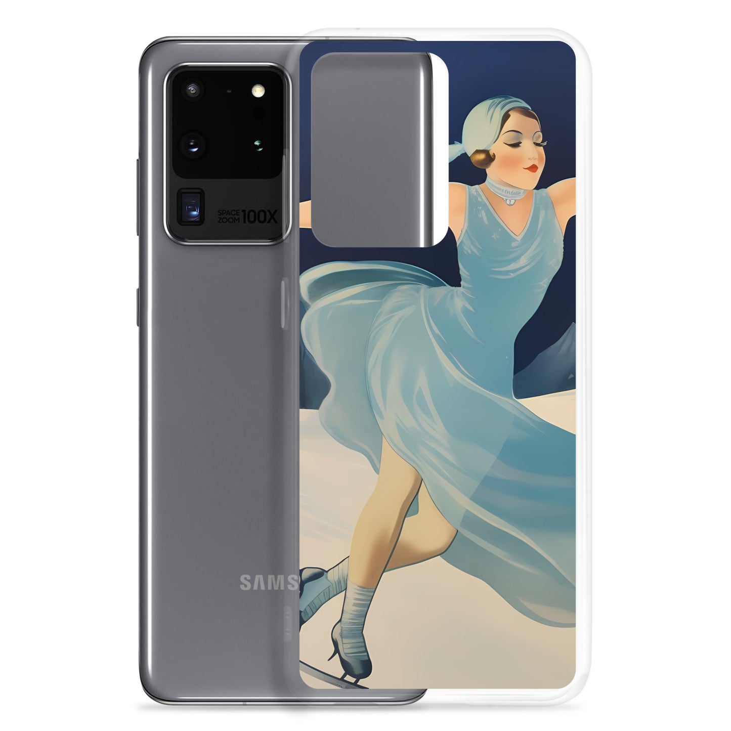Samsung Case - Vintage Adverts - Ice Skater