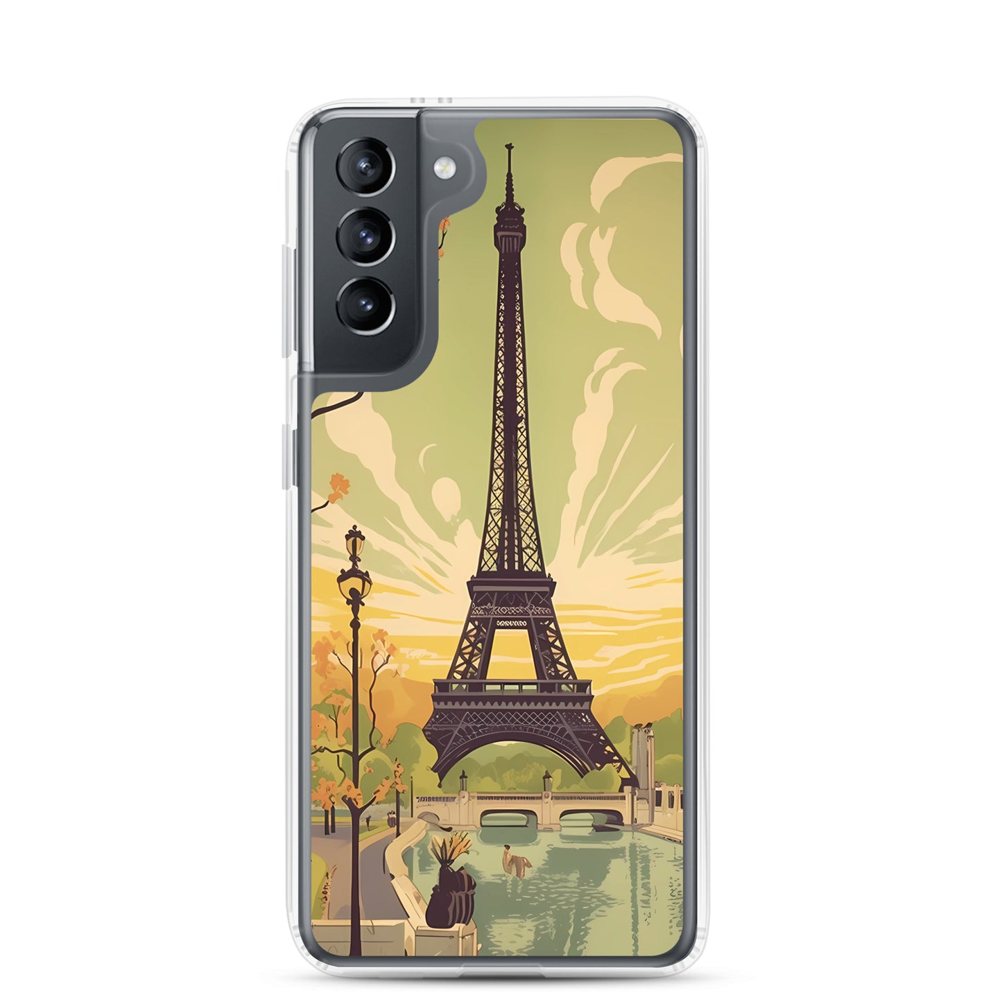 Samsung Case - Vintage Adverts - Eiffel Tower