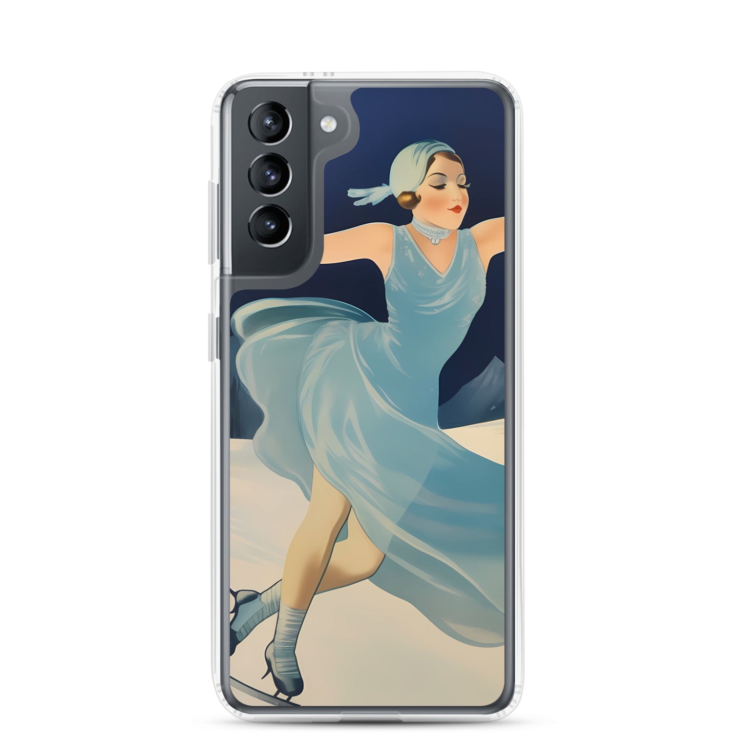 Samsung Case - Vintage Adverts - Ice Skater