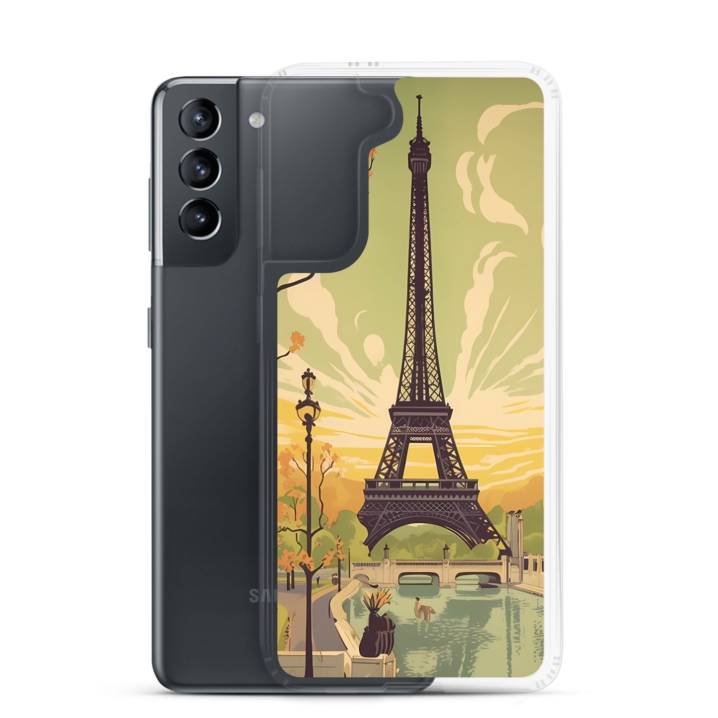 Samsung Case - Vintage Adverts - Eiffel Tower