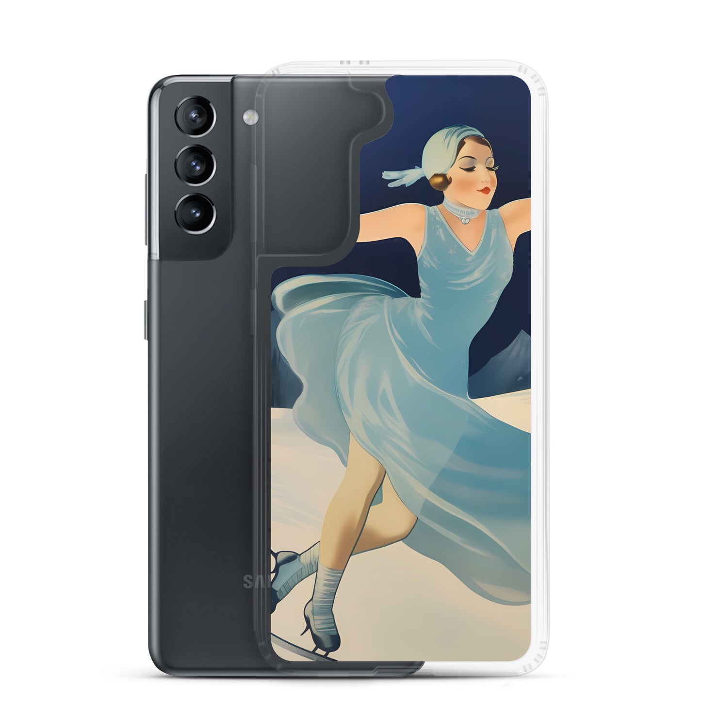 Samsung Case - Vintage Adverts - Ice Skater