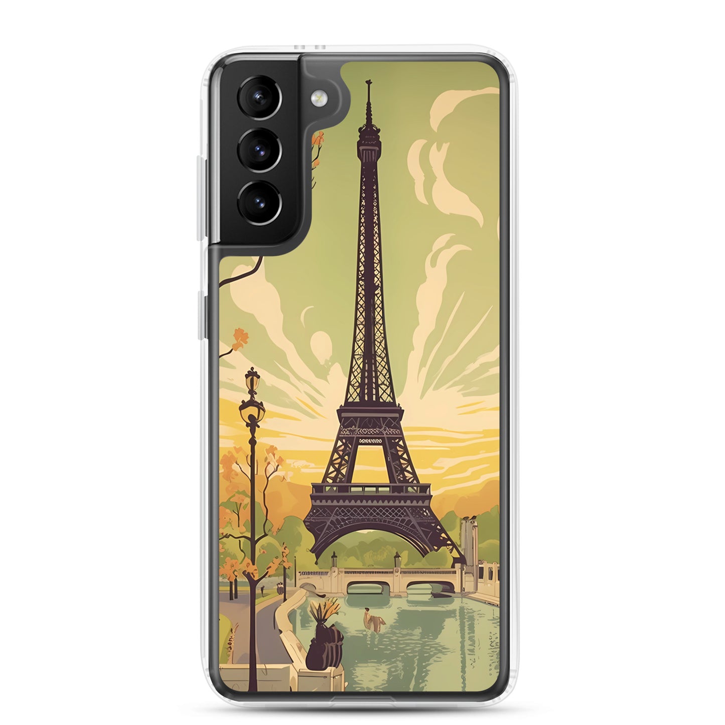 Samsung Case - Vintage Adverts - Eiffel Tower