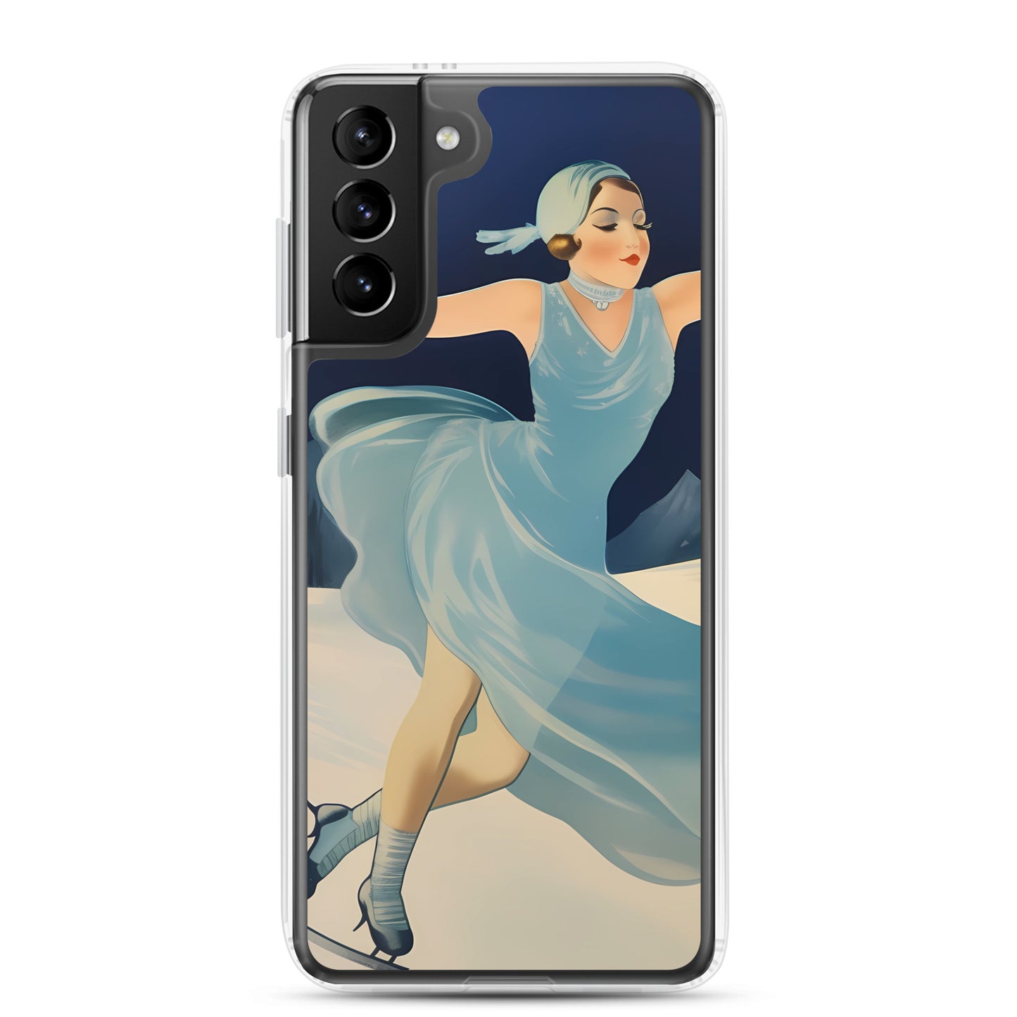Samsung Case - Vintage Adverts - Ice Skater