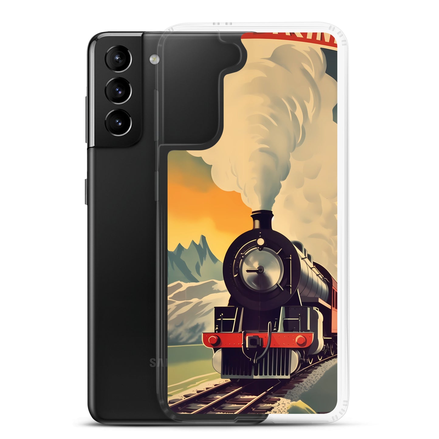 Samsung Case - Vintage Adverts - Train