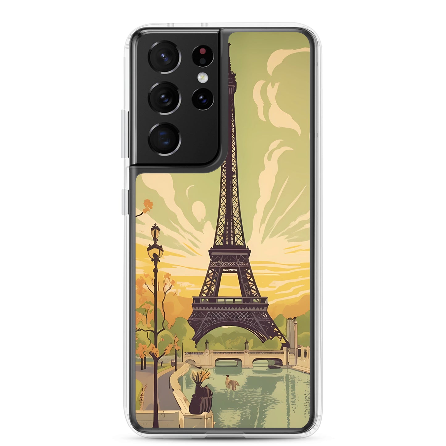 Samsung Case - Vintage Adverts - Eiffel Tower