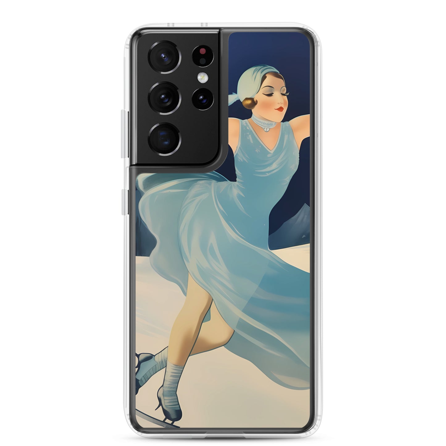 Samsung Case - Vintage Adverts - Ice Skater