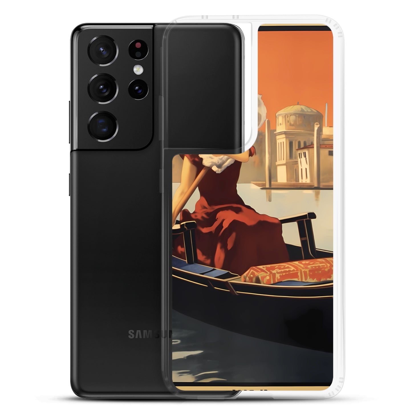 Samsung Case - Vintage Adverts - Venice Gondola