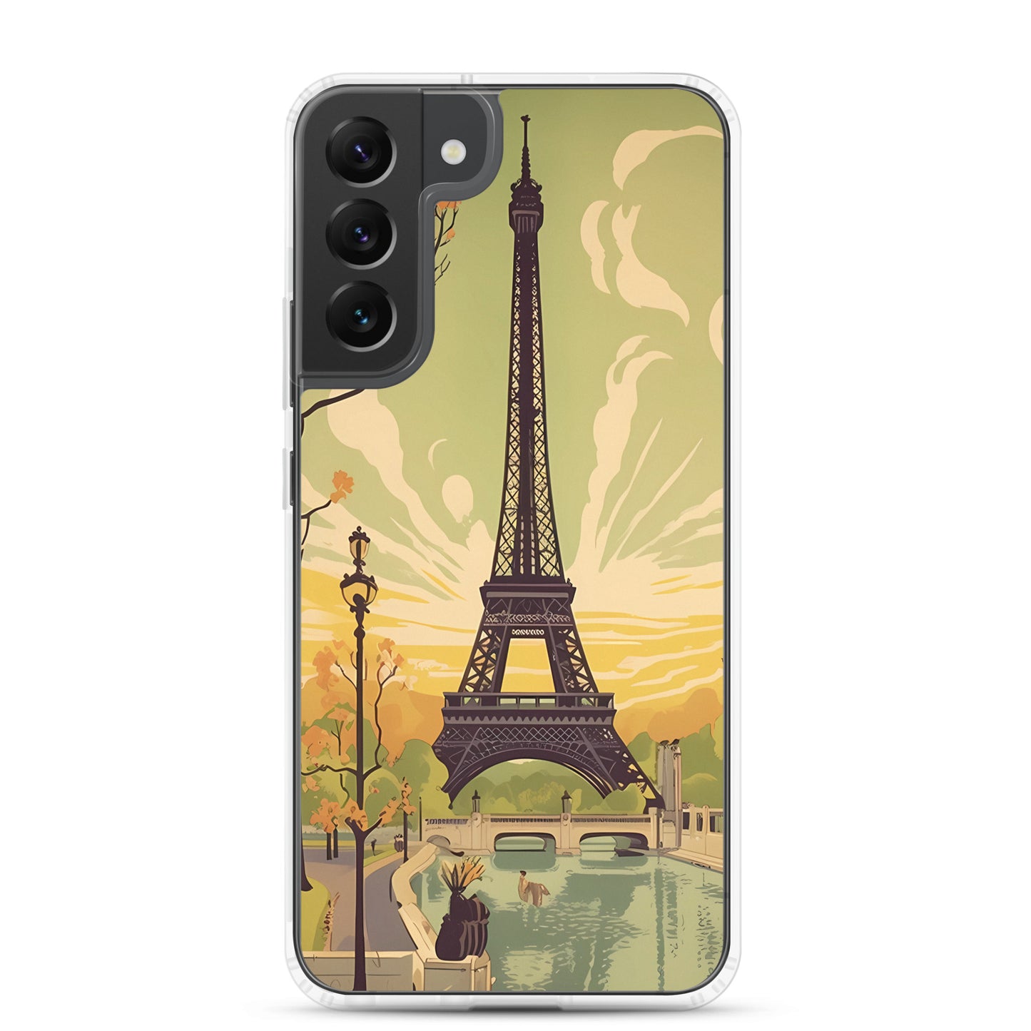 Samsung Case - Vintage Adverts - Eiffel Tower