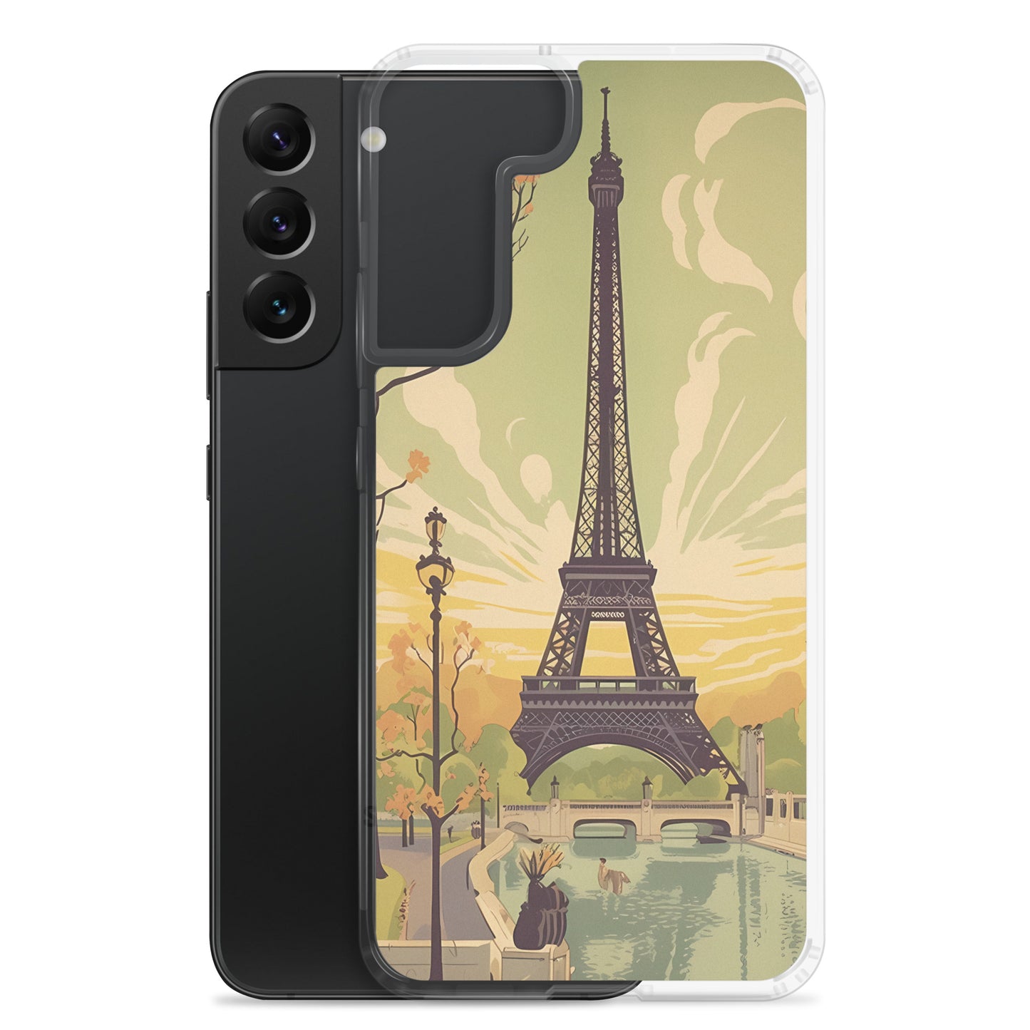 Samsung Case - Vintage Adverts - Eiffel Tower