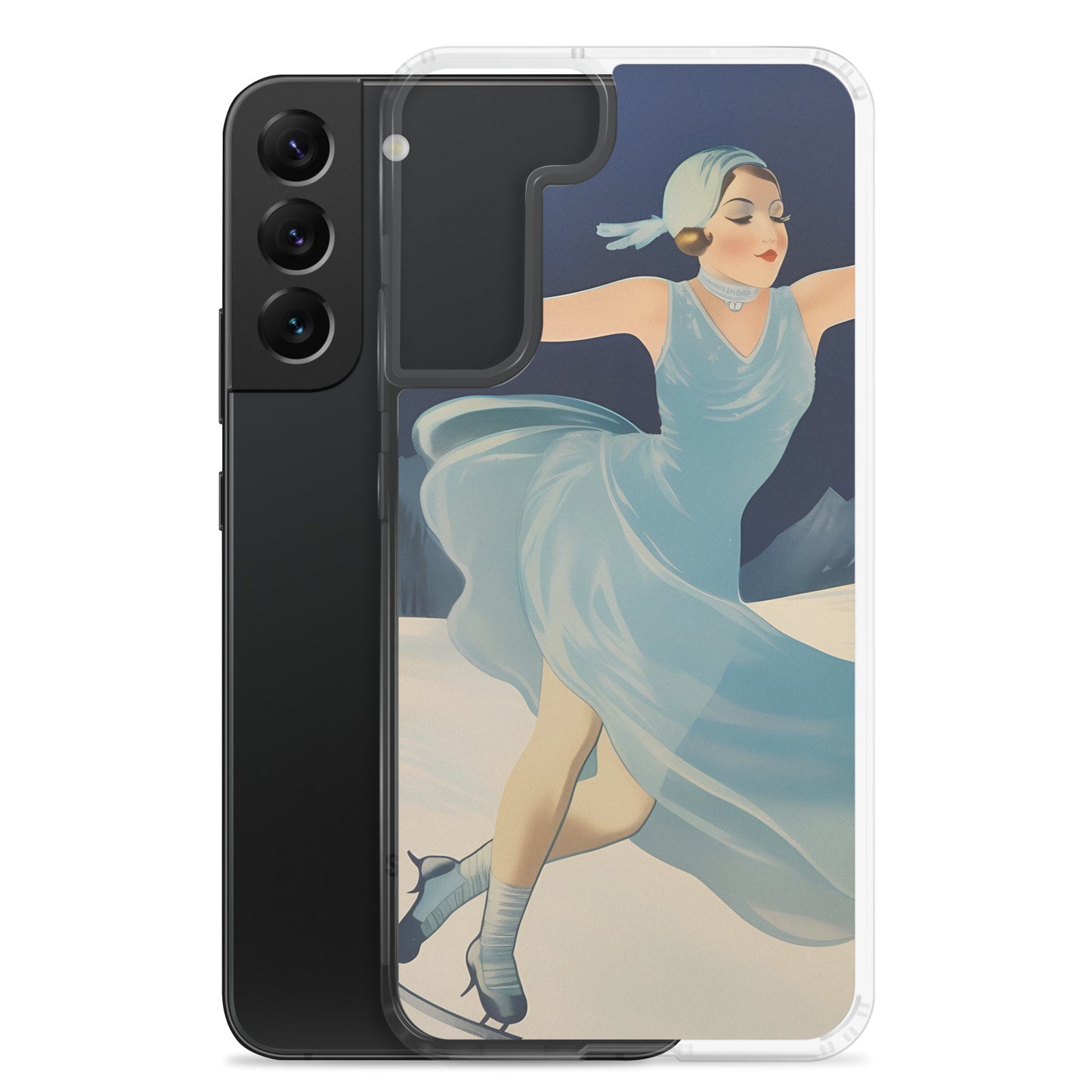 Samsung Case - Vintage Adverts - Ice Skater