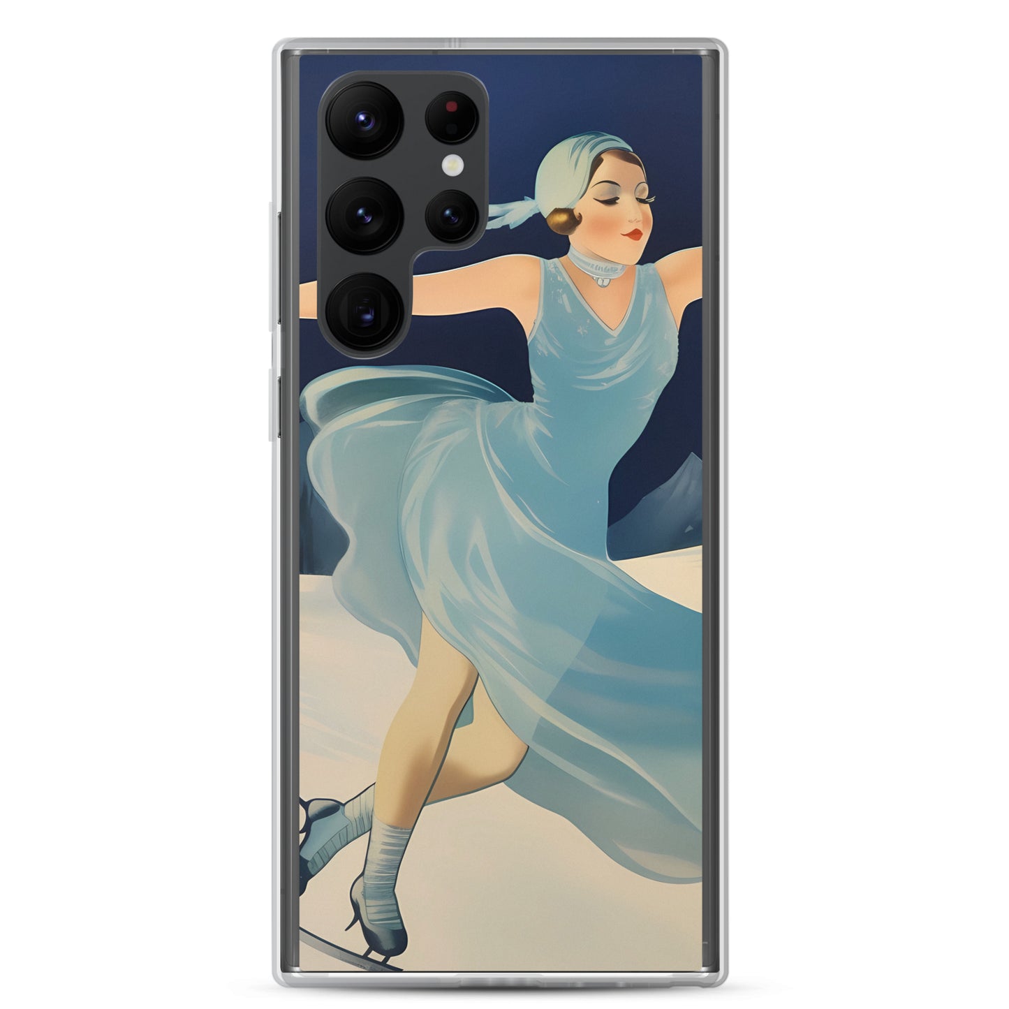 Samsung Case - Vintage Adverts - Ice Skater