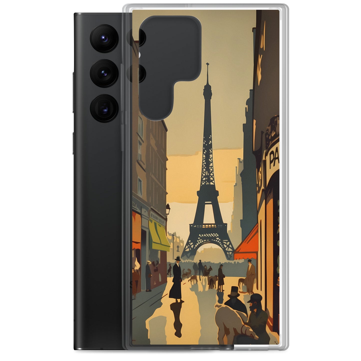 Samsung Case - Vintage Adverts - Paris Street