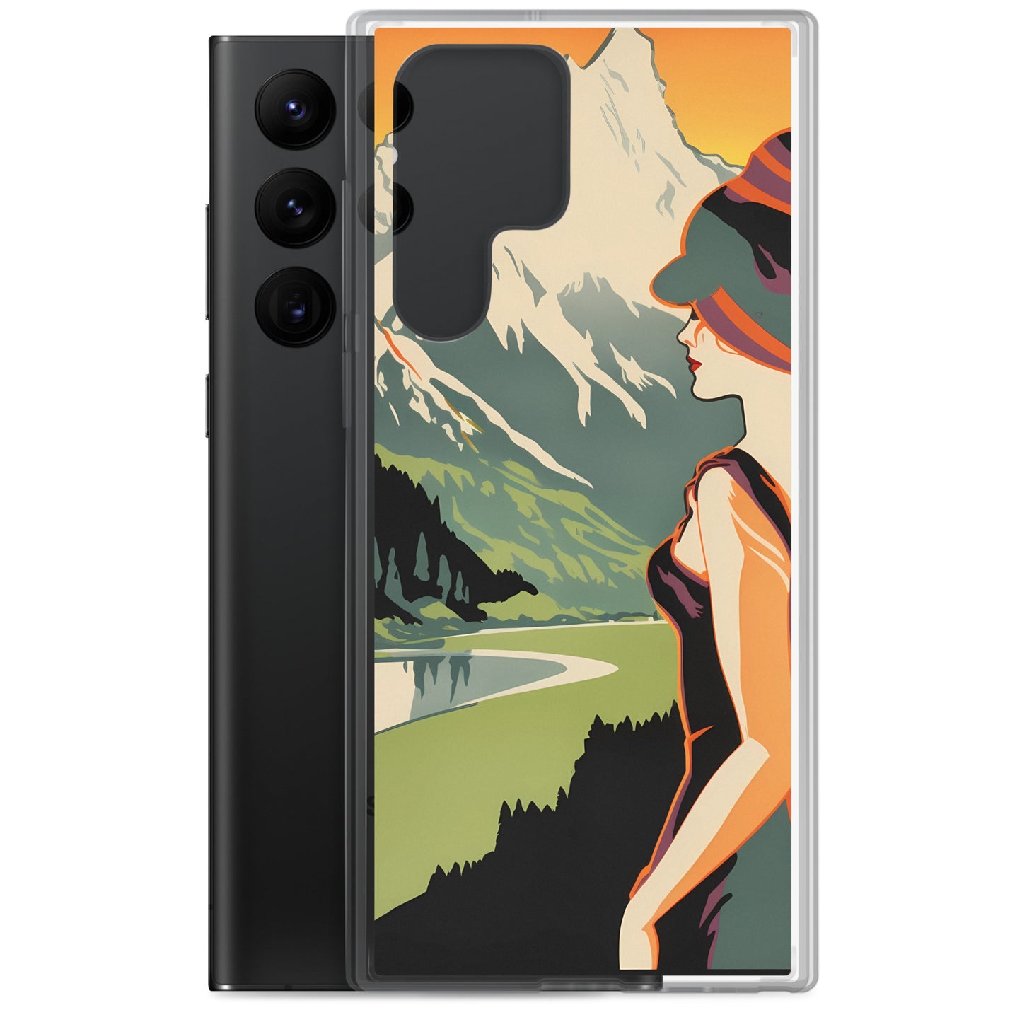 Samsung Case - Vintage Adverts - Switzerland