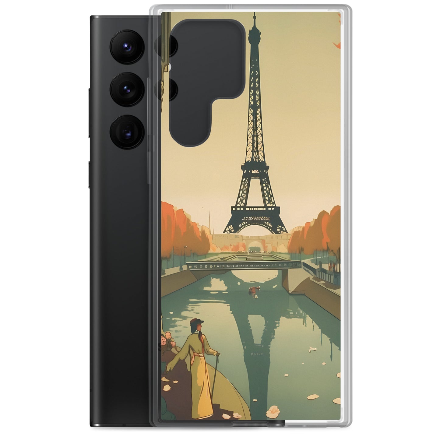 Samsung Case - Vintage Adverts - Eiffel Tower