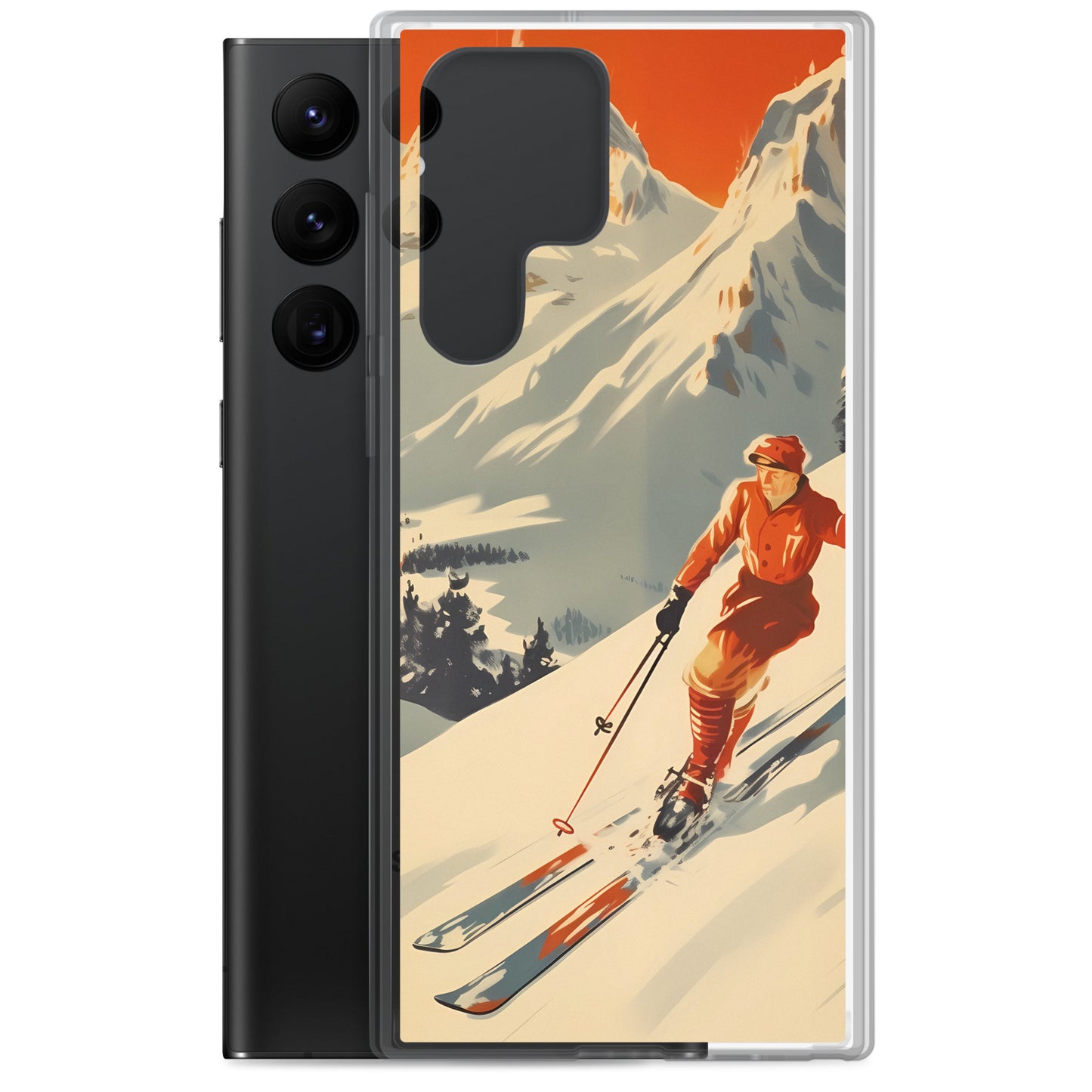 Samsung Case - Vintage Adverts - Skiing