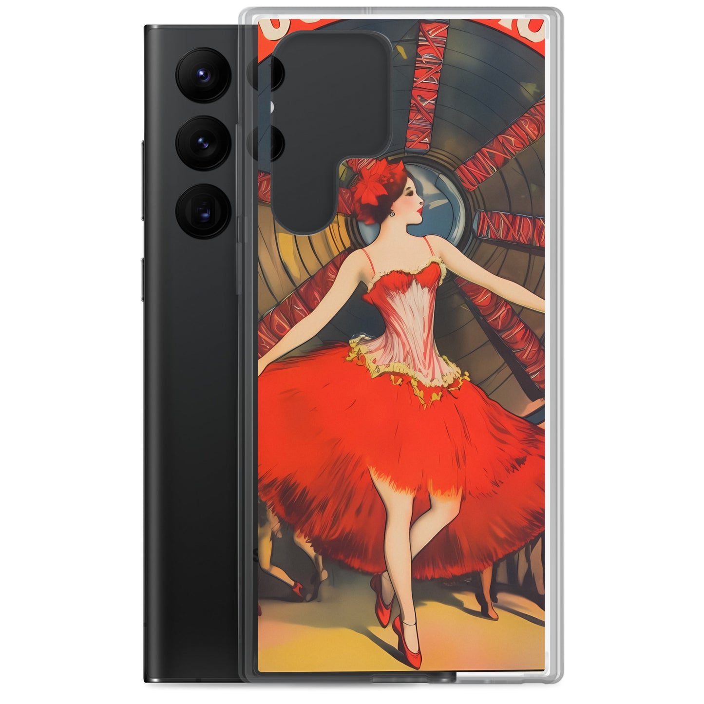 Samsung Case - Vintage Adverts - Moulin Rouge Dancer