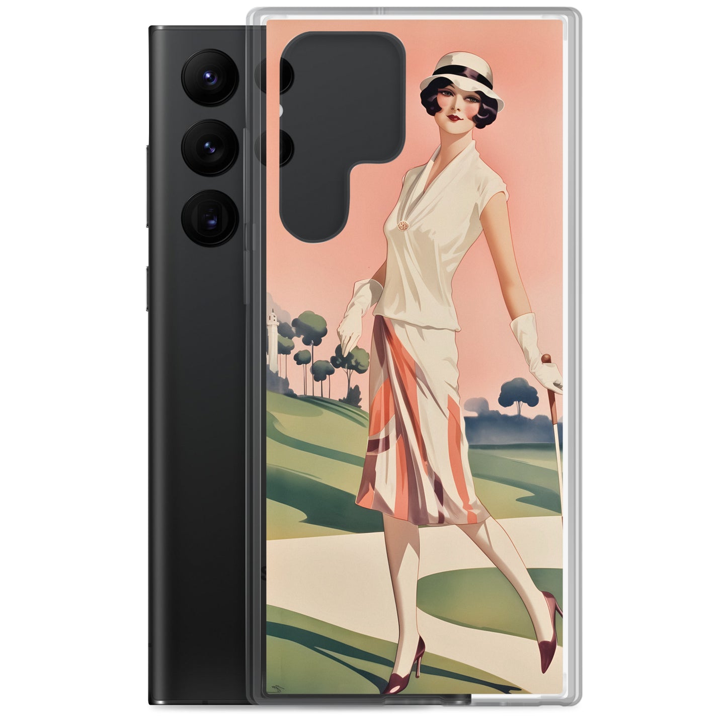 Samsung Case - Vintage Adverts - Golfing Woman