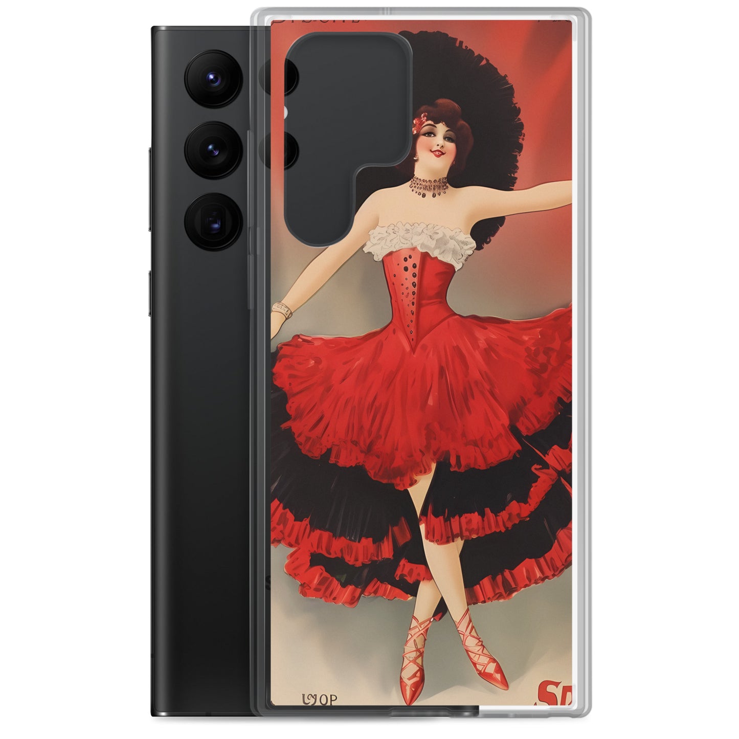 Samsung Case - Vintage Adverts - Moulin Rouge Dancer