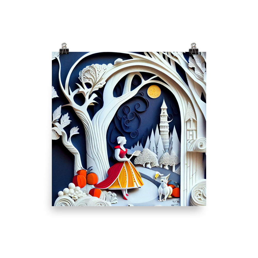 Enhanced Matte Paper Poster - Paper Art