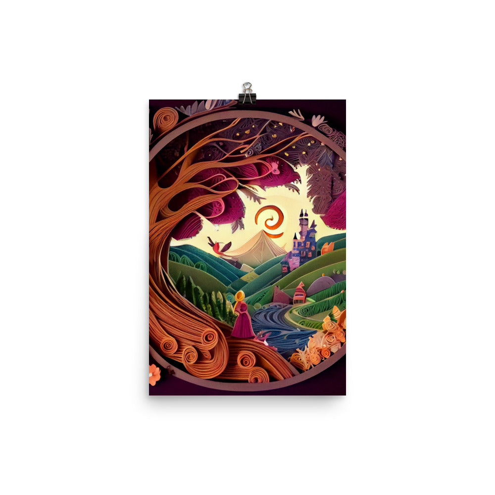 Enhanced Matte Paper Poster - Paper Art
