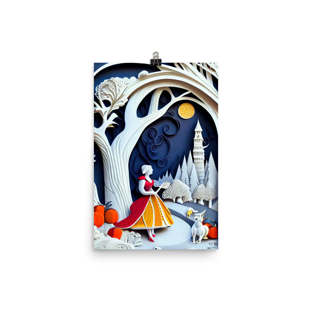 Enhanced Matte Paper Poster - Paper Art