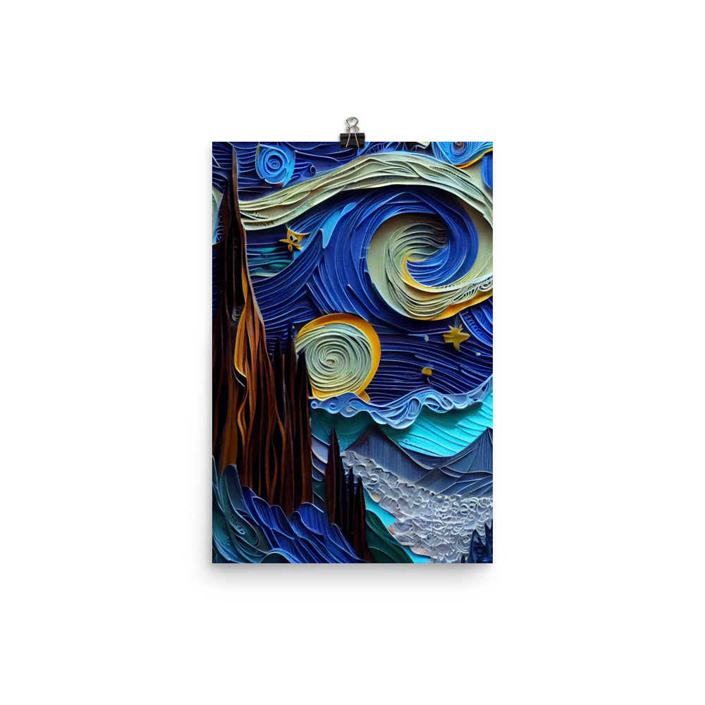 Enhanced Matte Paper Poster - Paper Art
