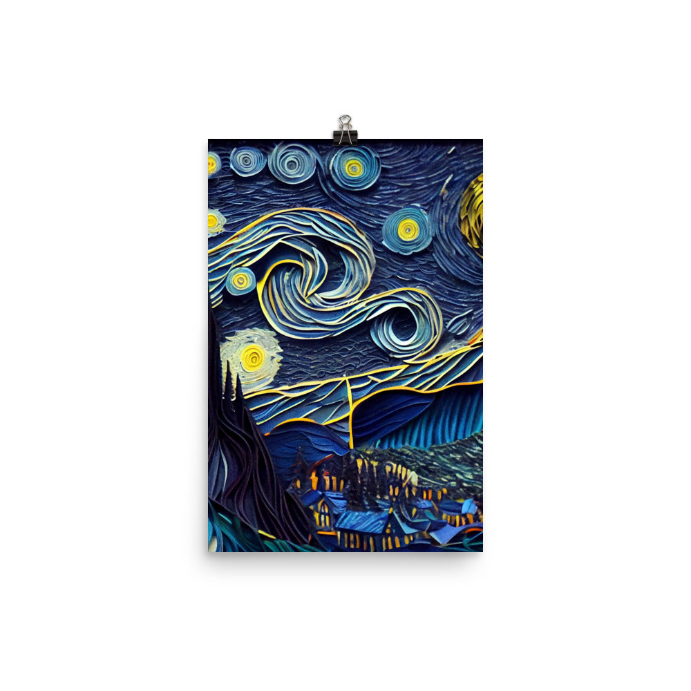 Enhanced Matte Paper Poster - Paper Art