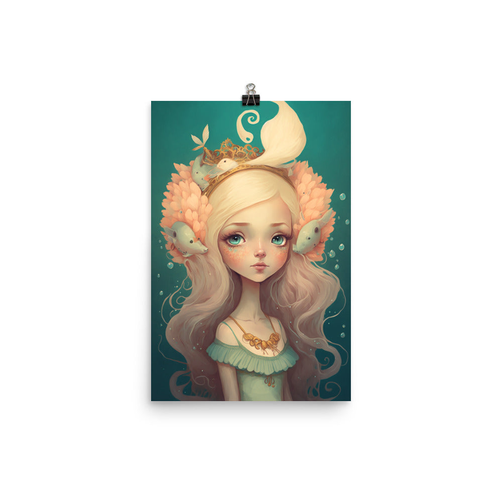 Enhanced Matte Paper Poster - Mermaid