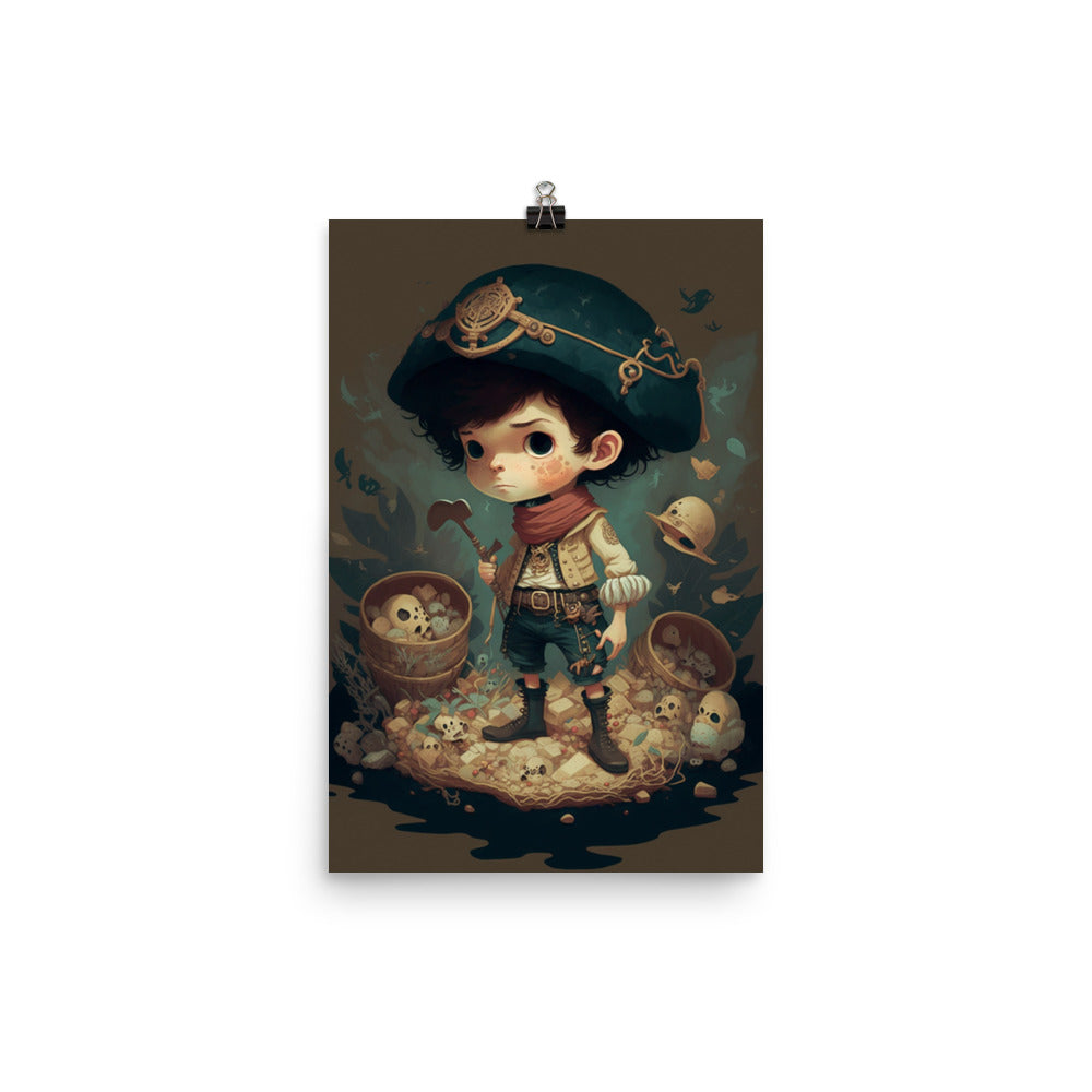 Enhanced Matte Paper Poster - Pirate Boy