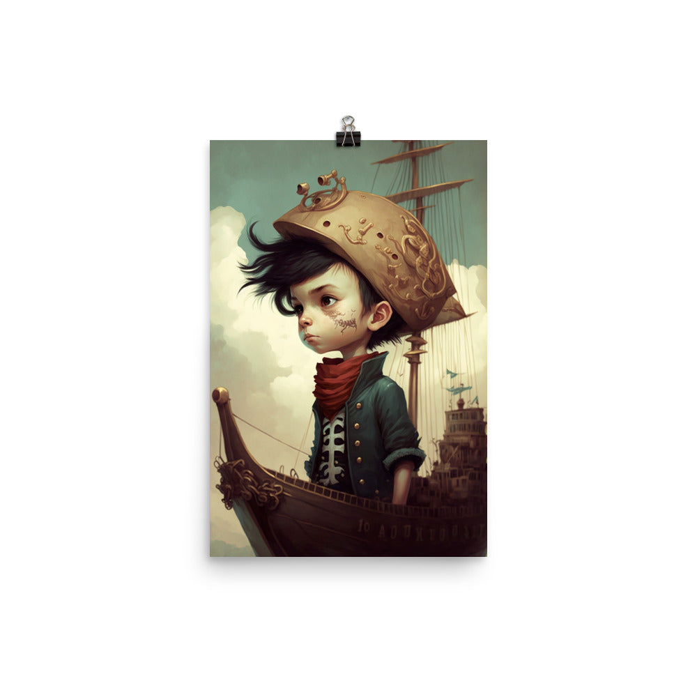 Enhanced Matte Paper Poster - Pirate Boy