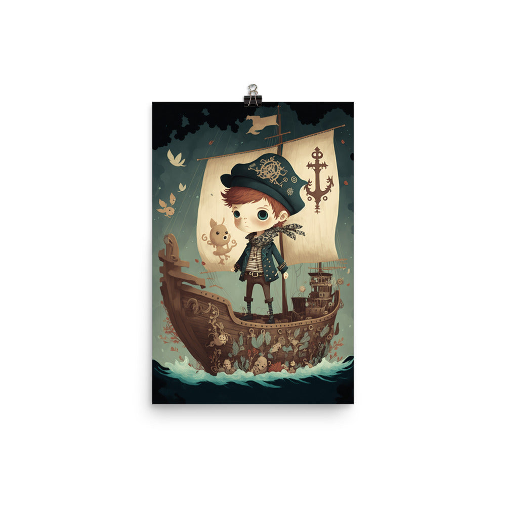 Enhanced Matte Paper Poster - Pirate Boy