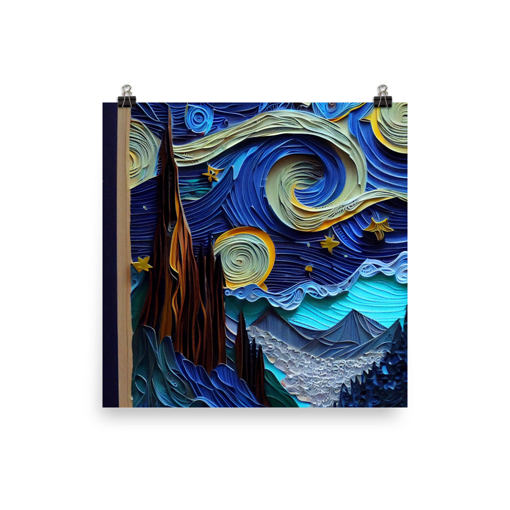 Enhanced Matte Paper Poster - Paper Art