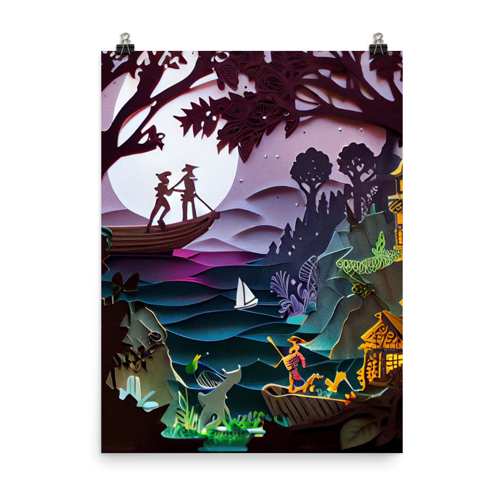Enhanced Matte Paper Poster - Neverland Paper Art