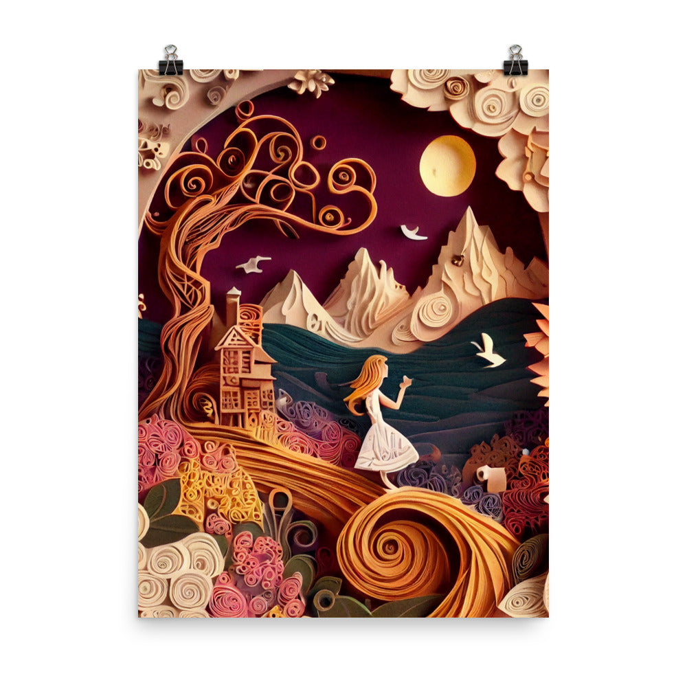 Enhanced Matte Paper Poster - Paper Art