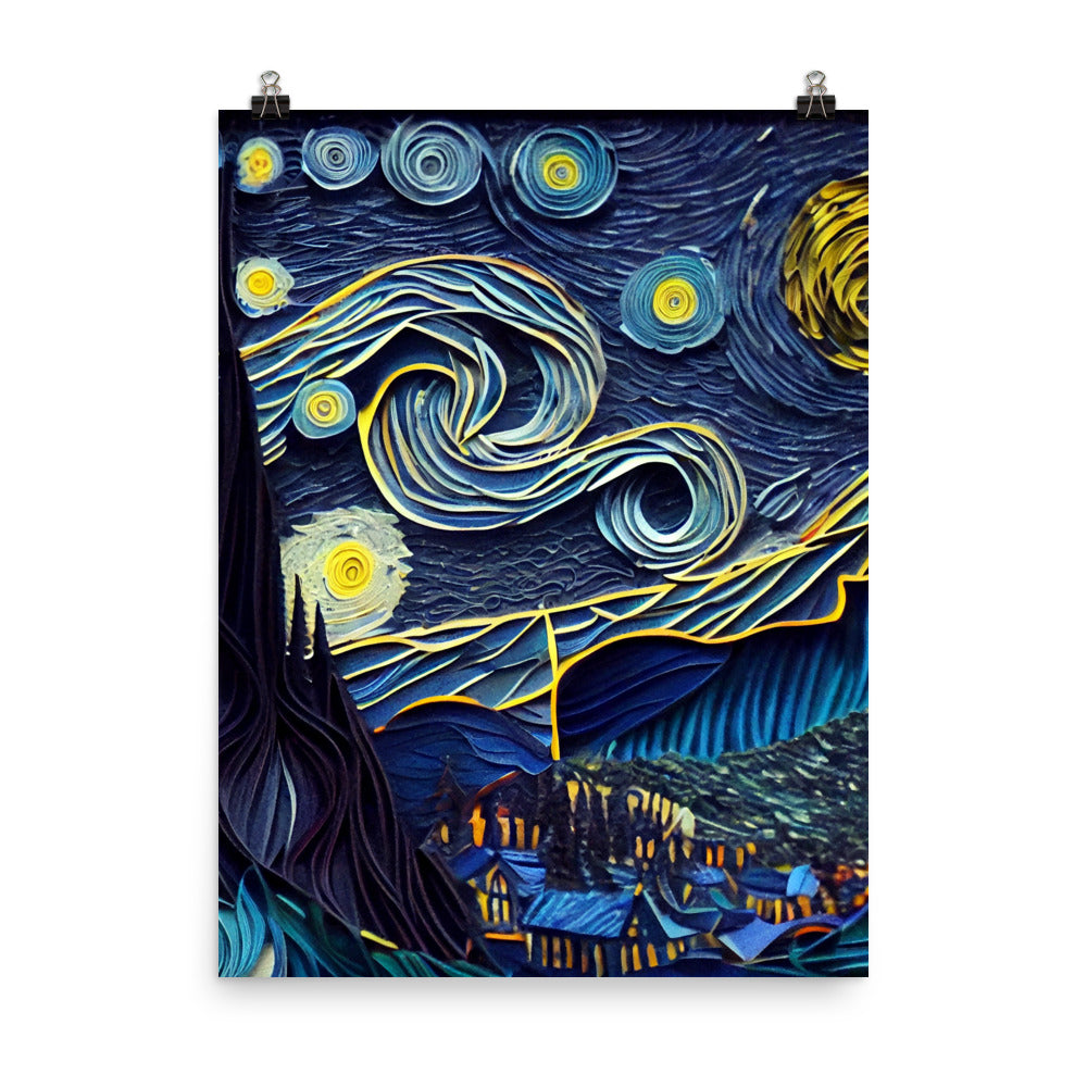 Enhanced Matte Paper Poster - Paper Art
