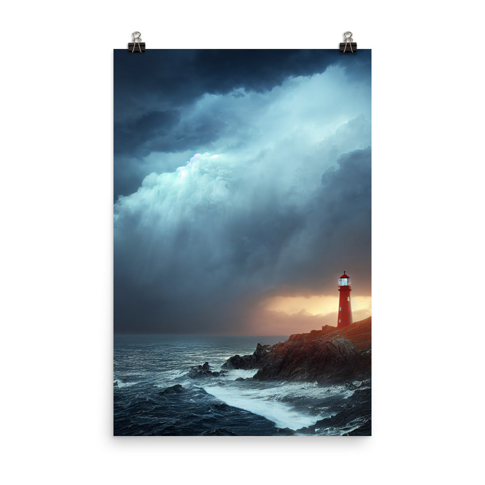 Enhanced Matte Poster - Lighthouse
