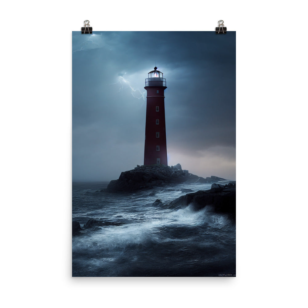 Enhanced Matte Poster - Lighthouse