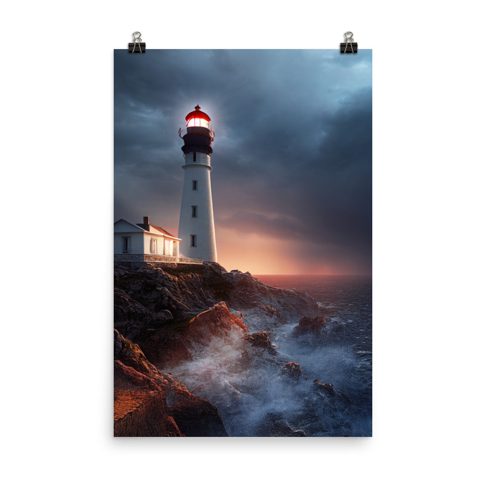 Enhanced Matte Poster - Lighthouse