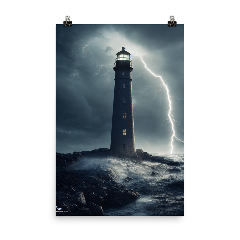 Enhanced Matte Poster - Lighthouse