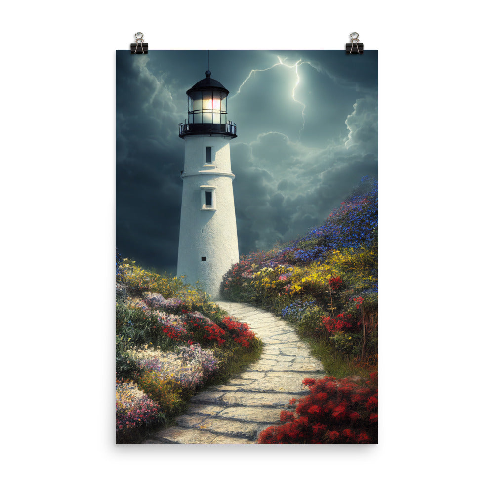 Enhanced Matte Poster - Lighthouse