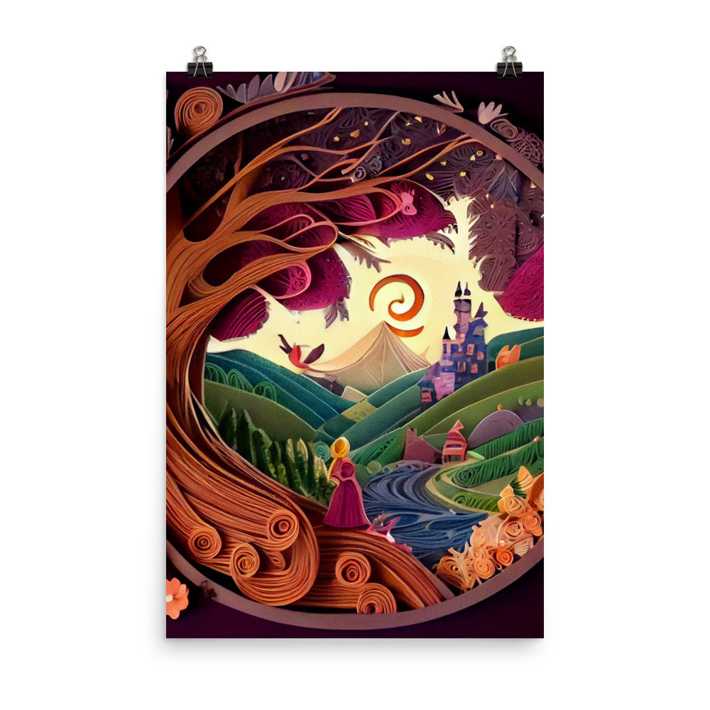 Enhanced Matte Paper Poster - Paper Art