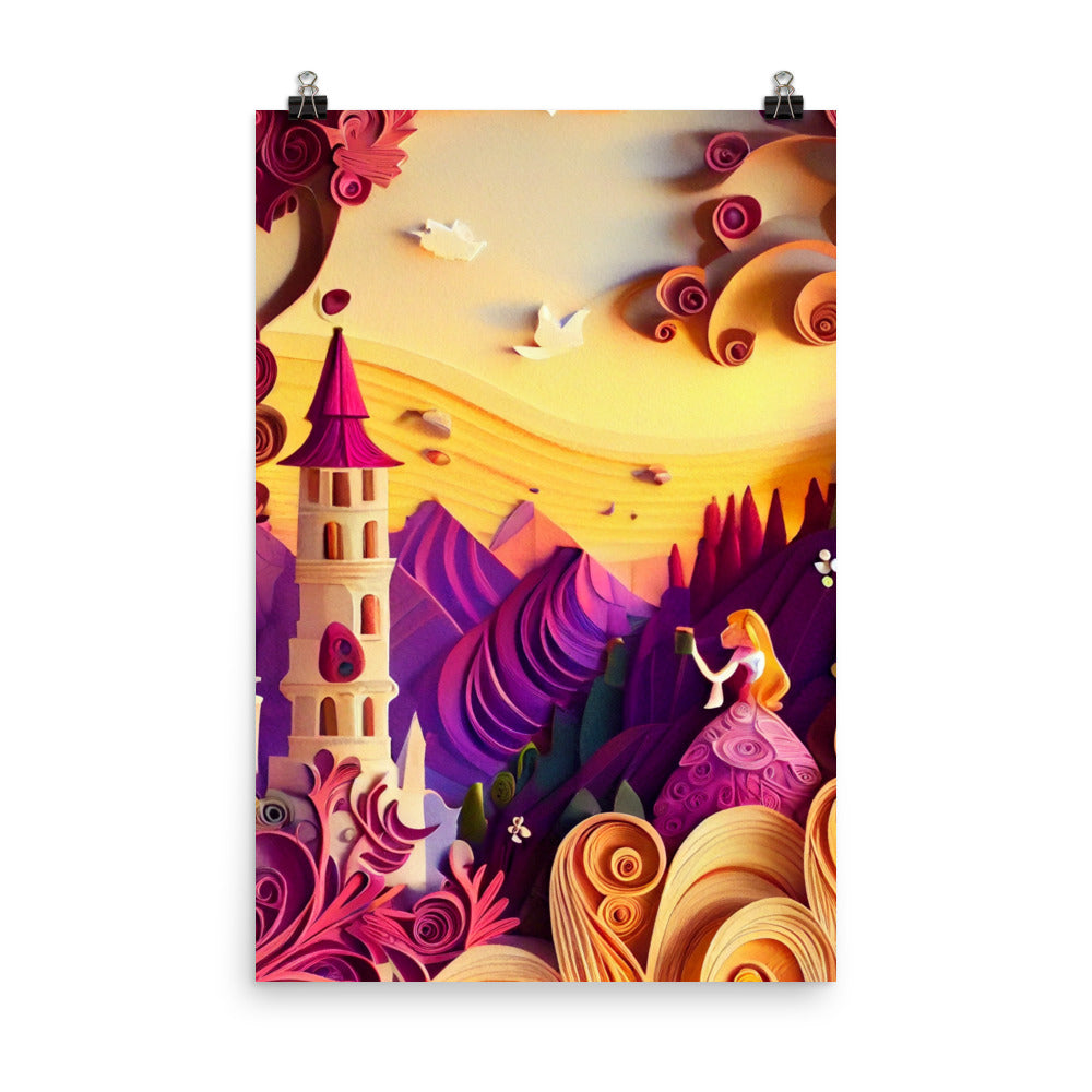 Enhanced Matte Paper Poster - Paper Art
