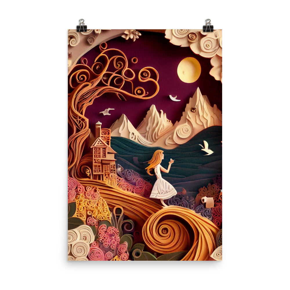 Enhanced Matte Paper Poster - Paper Art