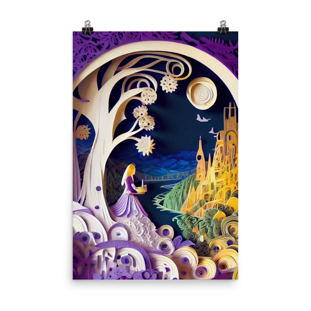 Enhanced Matte Paper Poster - Paper Art